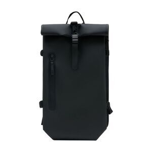 Rolltop Large W3 Backpack - RAINS - Synthetic - Black